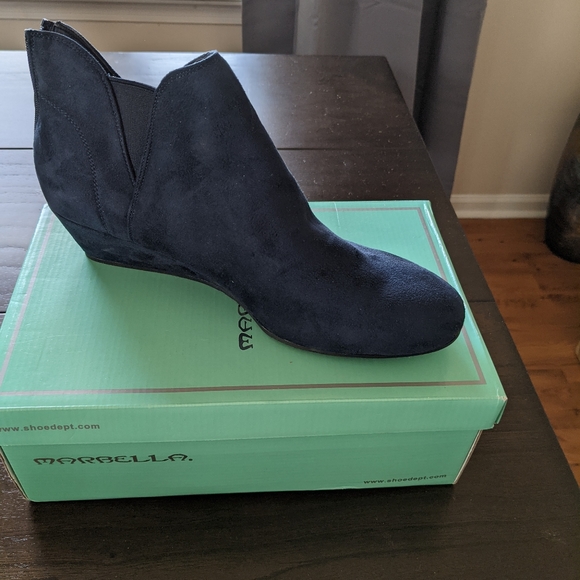 Navy blue booties - Picture 5 of 7